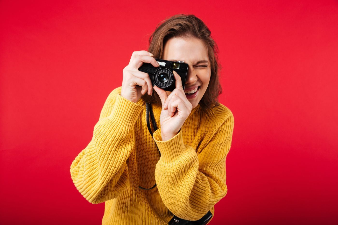 Fotograf med kamera